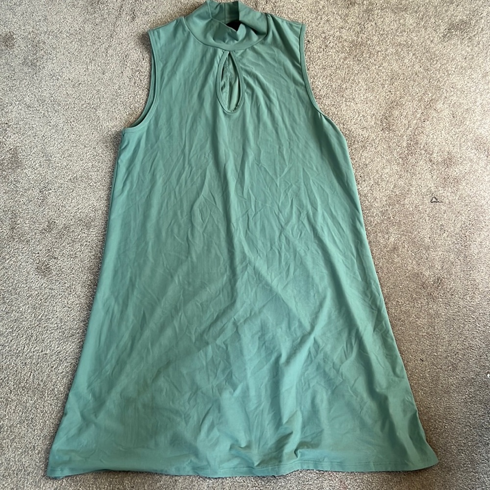 Soft sage green Swede dress